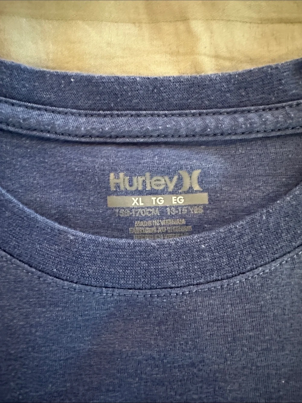Hurley Blue Graphic Logo Tee